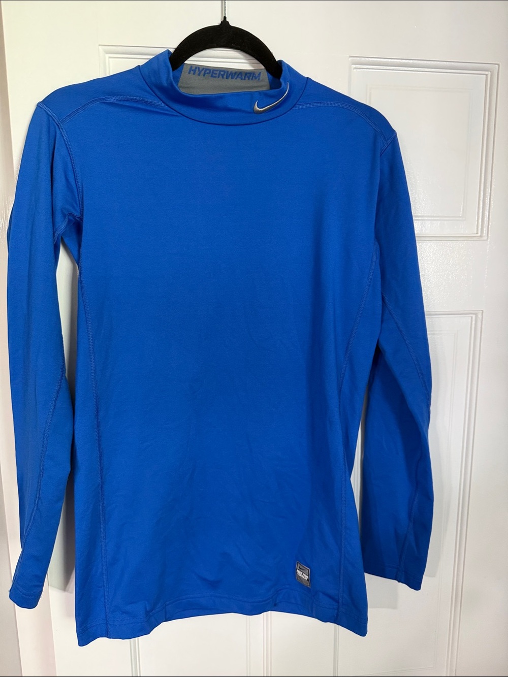 Nike Blue Long-Sleeve Hyperwarm Top